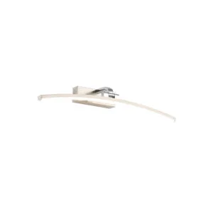 Picture Lights - Searchlight Santorini Picture Light Satin Silver & Polished Chrome (79822-50SS)