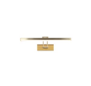 Picture Lights - Searchlight Rhodes Picture Light Satin Brass Metal (79825-40SB)