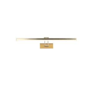 Picture Lights - Searchlight Rhodes Picture Light Satin Brass Metal (79825-60SB)