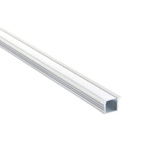 Saxby Extrusion - Saxby Rigel Recessed 2m Aluminium Profile/Extrusion Silver (80499)