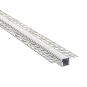 Saxby Extrusion - Saxby Rigel Plaster-in 2m Aluminium Profile/Extrusion Silver (80500)