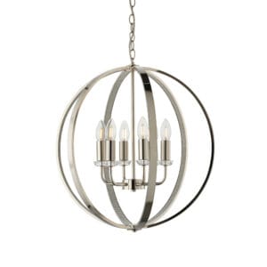 Ceiling Pendants - Endon Ritz 6lt pendant (81508)