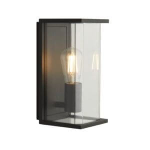 Wall Lighting - Searchlight Picadilly Outdoor Wall Light Grey Metal & Polycarbonate (8208GY)