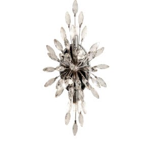 Wall Lighting - Searchlight Peacock 4Lt Wall Light Chrome Metal & Crystal (86012-4CC)