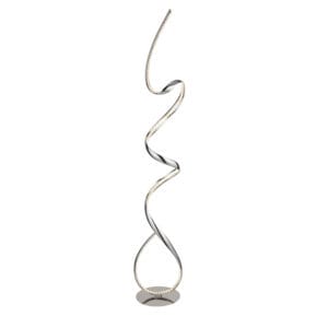 Floor Lamps - Searchlight Twirls LED Floor Lamp Chrome & Clear Crystal (9219CC)