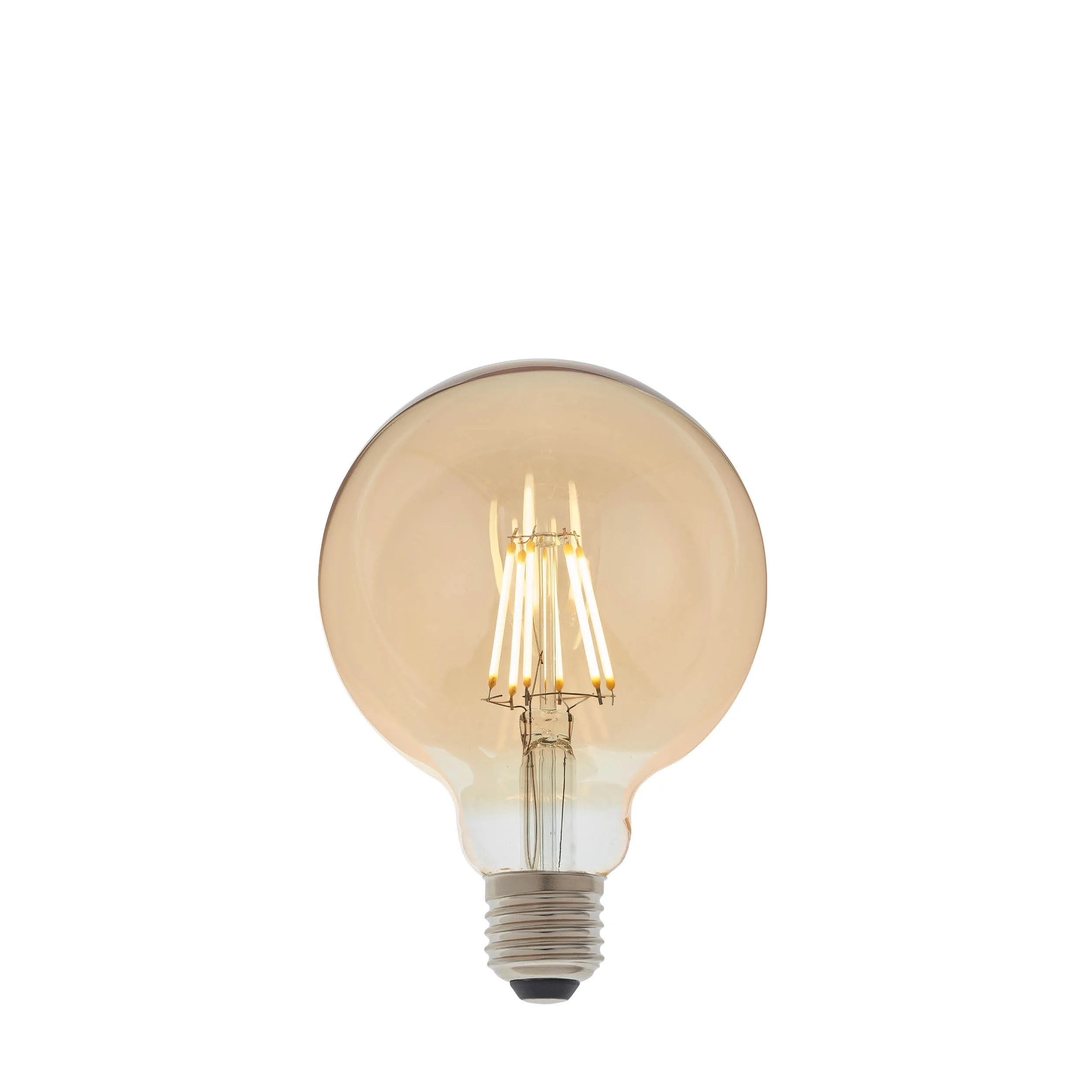 E27 Bulbs - Endon E27 LED filament globe 95mm dia (93030)