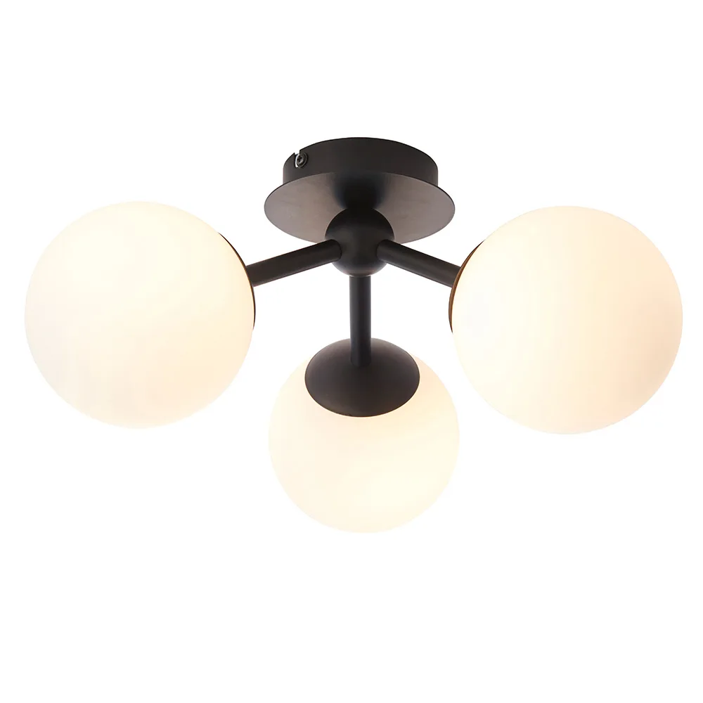 Bathroom Lighting - Endon Pulsa 3lt Semi Flush (93489)