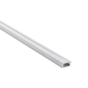 Saxby Extrusion - Saxby RigelSLIM Recessed 2m Aluminium Profile/Extrusion Silver (94947)