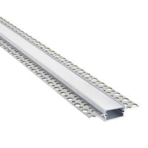 Saxby Extrusion - Saxby Rigel Plaster-in Wide 2m Aluminium Profile/Extrusion Silver (94948)