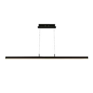 Searchlight Tribeca Bar Pendant Black Metal