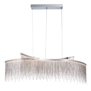 Ceiling Pendants - Endon Orphelia 2lt Pendant (97219)