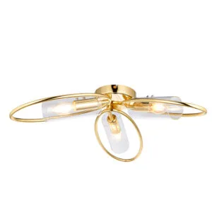 Ceiling Lighting - Endon Amari 3lt Semi Flush (97228)
