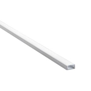 Saxby Extrusion - Saxby RigelSLIM Surface 2m Aluminium Profile/Matt White (97734)