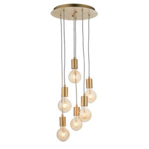 Ceiling Pendants - Endon Studio 6lt Pendant (98136)