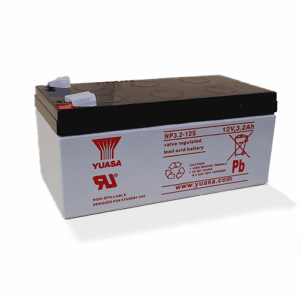 Yucel 3.2ah 12v Back Up Battery for Alarm Control Panels (Grey)