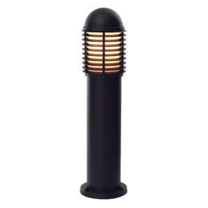 Bollards & Posts - Saxby Louvre post IP44 15W (CH201E27BK)