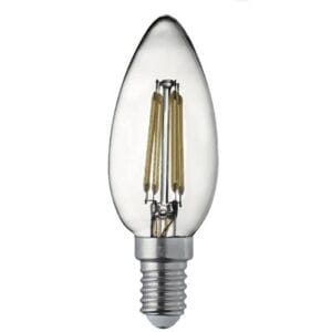 Searchlight Dimmable E14 LED Filament Candle Lamp 6W 540Lm W White