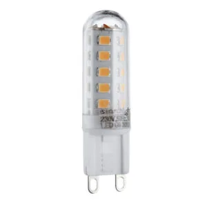 Capsule G9 G4 - Searchlight Pack 10 Dimmable Clear G9 LED Lamps Warm White (PL1912WW)
