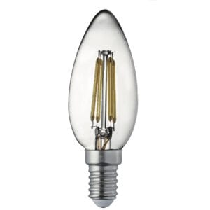 Searchlight Pack 10 Dimmable E14 LED Filament Candle Lamp Warm White