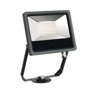 Collingwood FL03 30W CCT Floodlight Black/White/Anthracite PIR Option - Anthracite, No