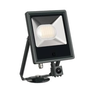 Collingwood FL05 50W CCT Floodlight Black/White/Anthracite PIR Option - Anthracite, Yes