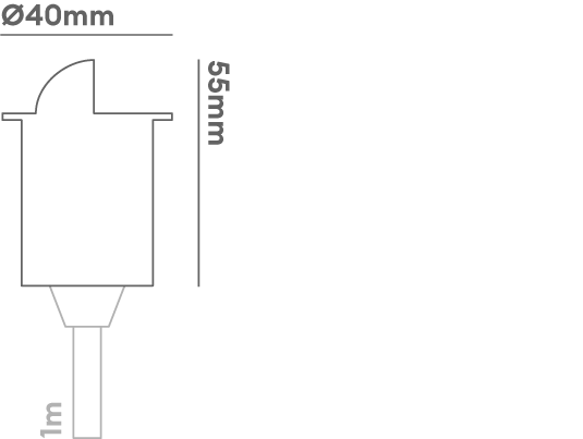 Ground & Drive Over - Collingwood GL019E30SS Asymmetric beam angle with zero upward light spill (GL019E30SS) - View 2