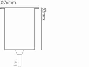 Ground & Drive Over - Collingwood GL040DNBL40 2W 215lm ground light (GL040DNBL40)