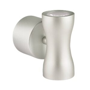 Collingwood WL070SNBM40 Silver straight to mains high output LED wall light