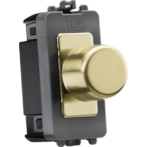 Knightsbridge Brushed Brass 2-way 10-150W (5-150W LED) Intelligent Dimmer
