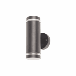 Up & Down Lights - Integral Outdoor Stainless Steel Up And Down Wall Light IP65 2Xgu10 Anthracite Grey (ILDED060)