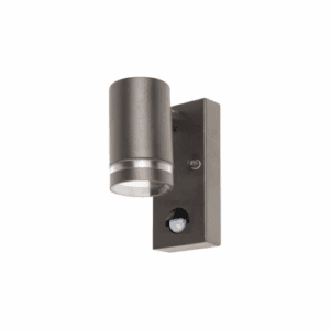 Up & Down Lights - Integral Outdoor Stainless Steel Down Wall Light Pir IP54 1Xgu10 Anthracite Grey (ILDED061)