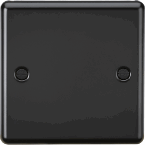 ML Accessories - Knightsbridge Matt Black 1G Blanking Plate (CL85MB)