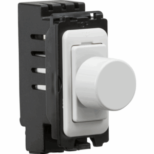 Curved Edge - Knightsbridge White 5-400W (5-150W LED) 2-way Intelligent Dimmer Module (Grid or Plate Mounting) (CU150I)