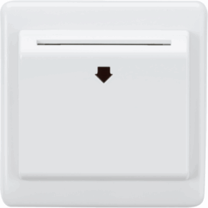 Curved Edge - Knightsbridge White 32A 1G Key Card Switch (CUCARD)