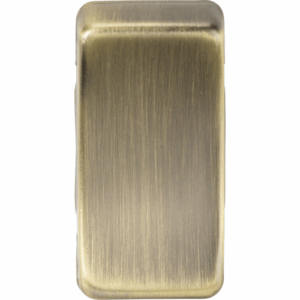 Grid Wiring Accessories - Knightsbridge Antique Brass Switch cover (GDBLANKAB)