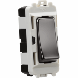 Grid Wiring Accessories - Knightsbridge Black Nickel 20AX DP grid module (GDM002BN)