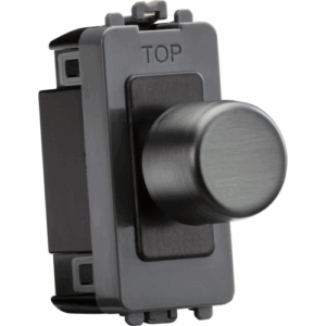 Grid Wiring Accessories - Knightsbridge Smoked Bronze 2-way 10-150W (5-150W LED) Intelligent Dimmer (GDM150ISB)