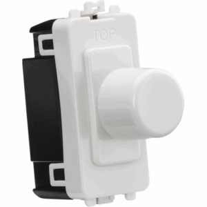 Grid Wiring Accessories - Knightsbridge White 2-way 10-150W (5-150W LED) Intelligent Dimmer (GDM150IU)