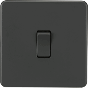 ML Accessories - Knightsbridge Anthracite 10AX 1G DP Switch (SF1000DPAT)