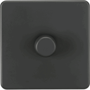 ML Accessories - Knightsbridge Anthracite 1G 2-way 10-200W (5-150W LED) Intelligent dimmer (SF2191AT)