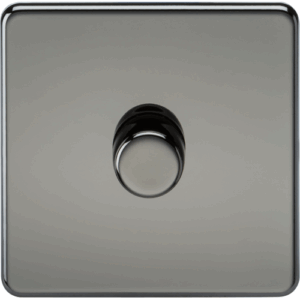 ML Accessories - Knightsbridge Black Nickel 1G 2-way 10-200W (5-150W LED) Intelligent dimmer (SF2191BN)