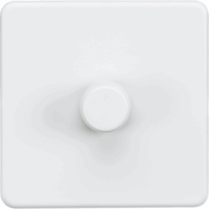 ML Accessories - Knightsbridge Matt White 1G 2-way 10-200W (5-150W LED) Intelligent dimmer (SF2191MW)