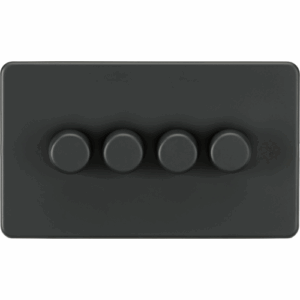 ML Accessories - Knightsbridge Anthracite 4G 2-way 10-200W (5-150W LED) Intelligent dimmer (SF2194AT)