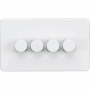 ML Accessories - Knightsbridge Matt White 4G 2-way 10-200W (5-150W LED) Intelligent dimmer (SF2194MW)