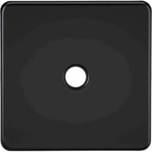 ML Accessories - Knightsbridge Screwless Matt Black 20A Flex Outlet Plate (SF8342MB)