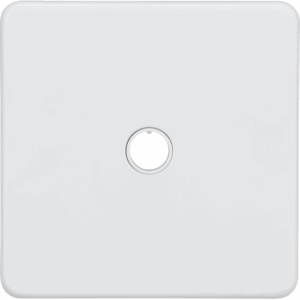 ML Accessories - Knightsbridge Matt White 20A Flex Outlet Plate (SF8342MW)