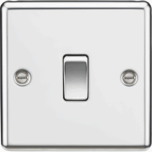 ML Accessories - Knightsbridge Polished Chrome 10AX 1G Intermediate Switch (CL12PC)