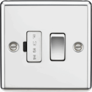 ML Accessories - Knightsbridge Polished Chrome 13A Switched Fused Spur Unit (CL63PC)