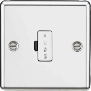 ML Accessories - Knightsbridge Polished Chrome 13A Fused Spur Unit (CL6PC)