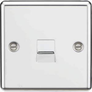 ML Accessories - Knightsbridge Polished Chrome Telephone Master Outlet (CL73PC)